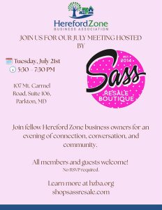 HZBA July Networking Event